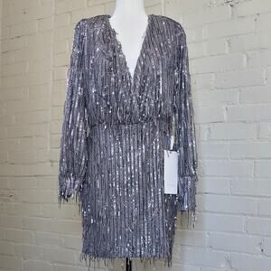 AGGI Soraya Meteor Shower Sequin Mini Party Dress┃Glam Cocktail Dress┃Eclectic